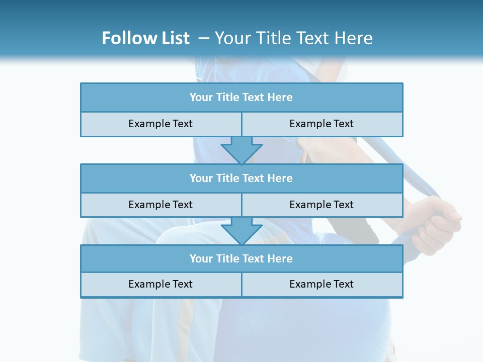 A Man And A Woman Are Exercising On Exercise Balls PowerPoint Template