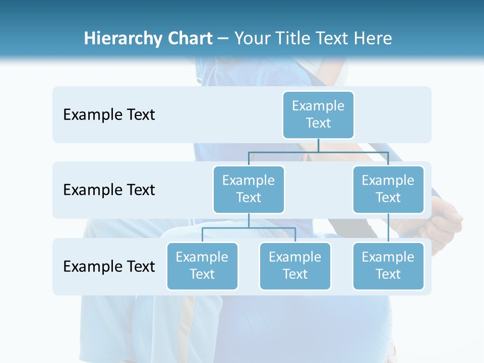 A Man And A Woman Are Exercising On Exercise Balls PowerPoint Template