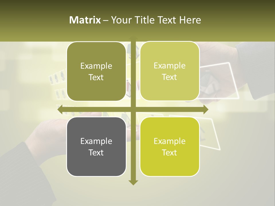 A Person Touching A Button On A Touch Screen PowerPoint Template