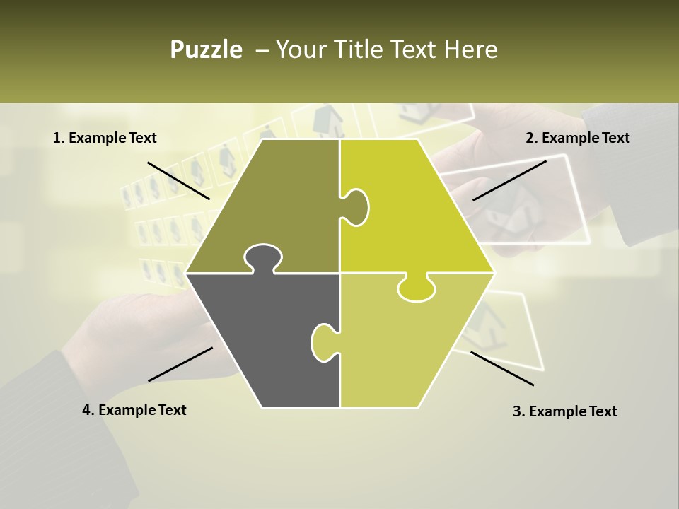 A Person Touching A Button On A Touch Screen PowerPoint Template