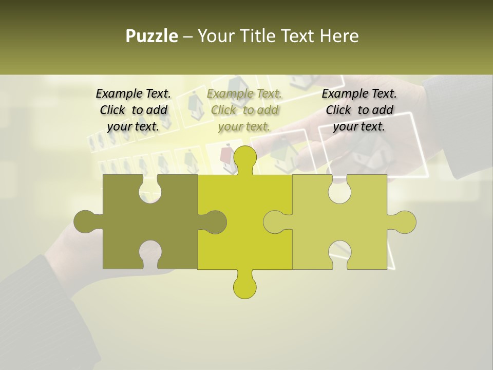 A Person Touching A Button On A Touch Screen PowerPoint Template