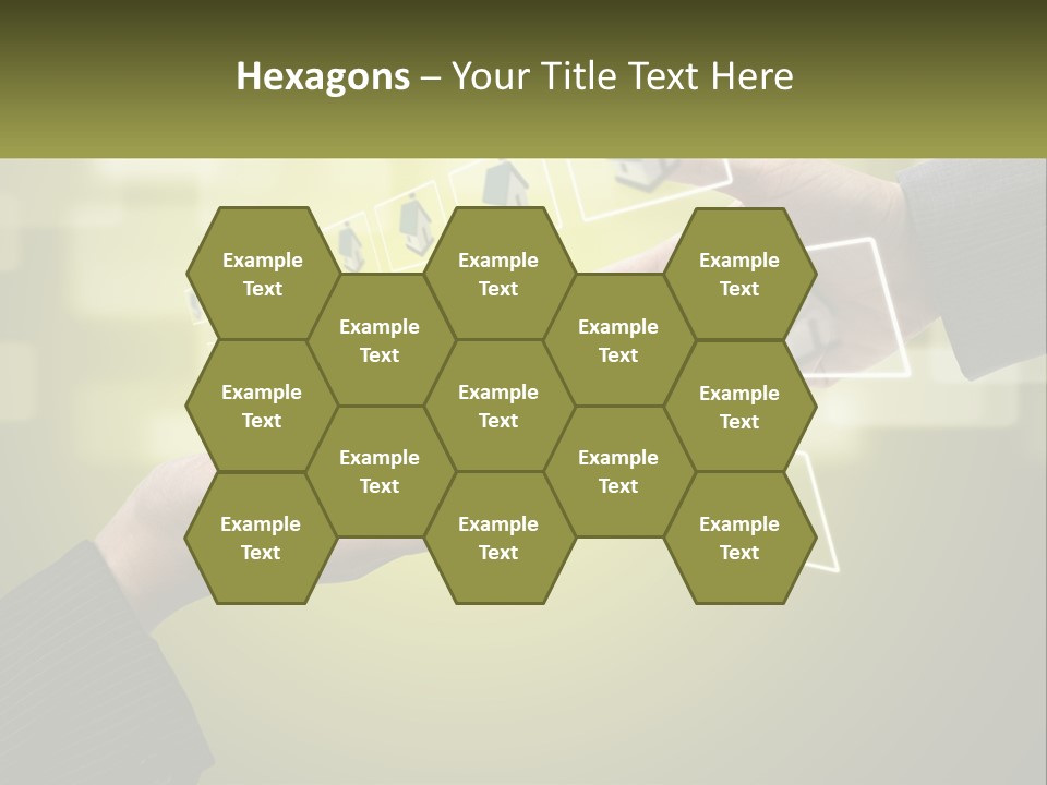 A Person Touching A Button On A Touch Screen PowerPoint Template