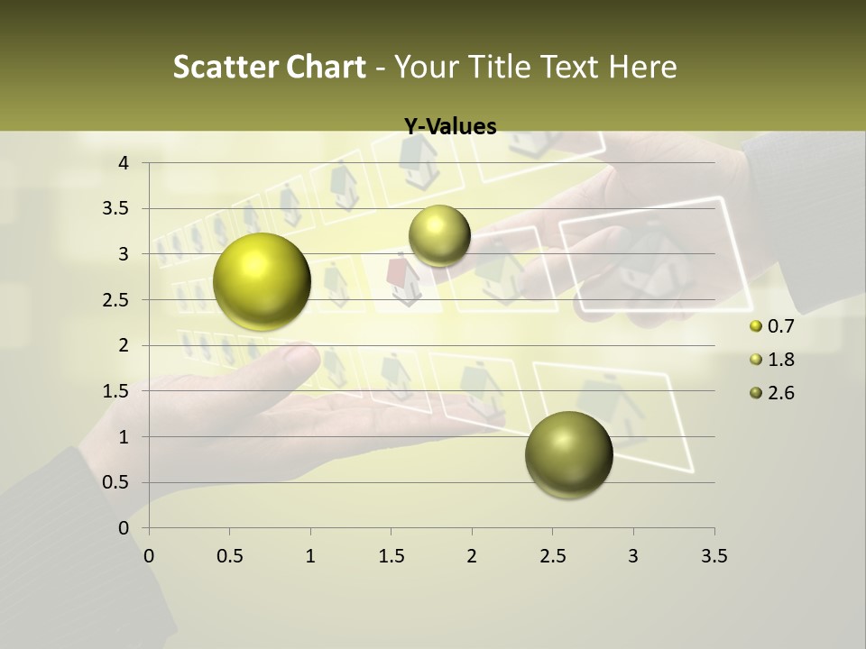 A Person Touching A Button On A Touch Screen PowerPoint Template
