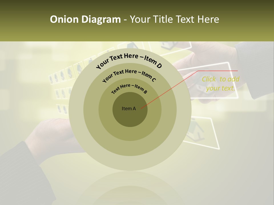 A Person Touching A Button On A Touch Screen PowerPoint Template