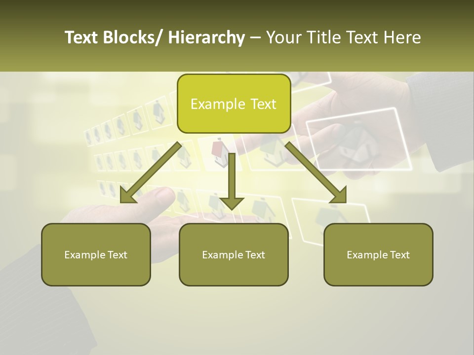 A Person Touching A Button On A Touch Screen PowerPoint Template
