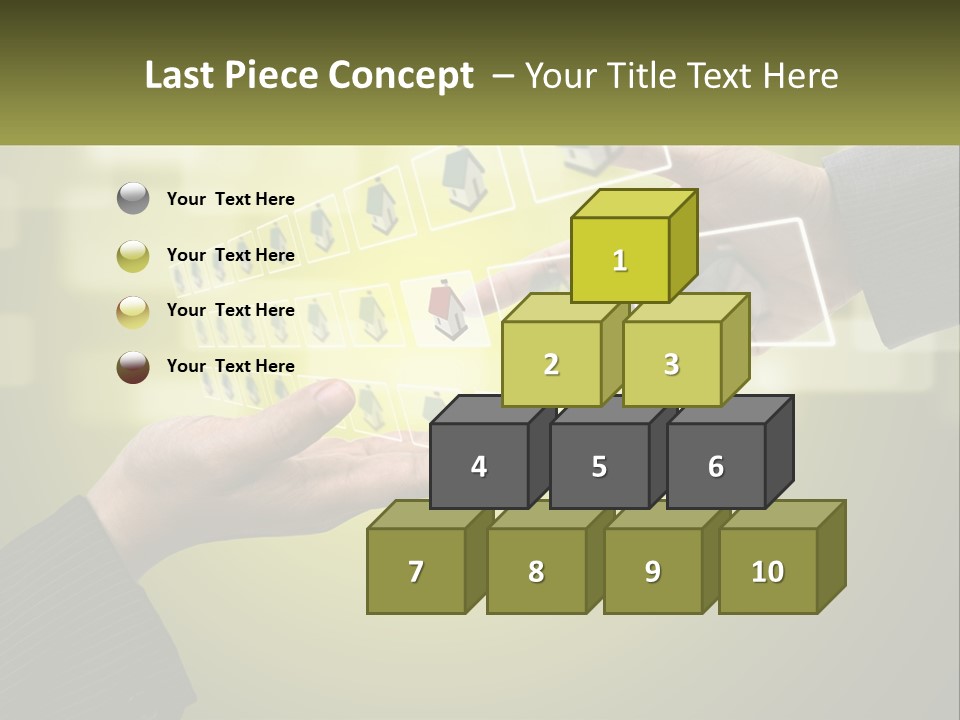 A Person Touching A Button On A Touch Screen PowerPoint Template