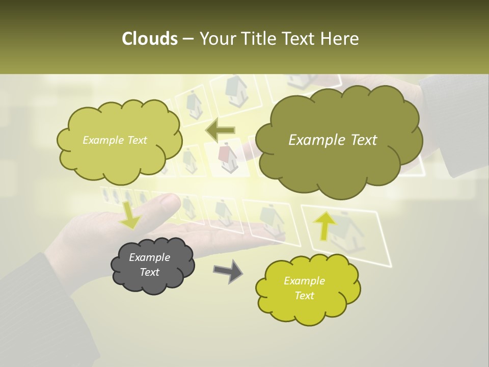 A Person Touching A Button On A Touch Screen PowerPoint Template