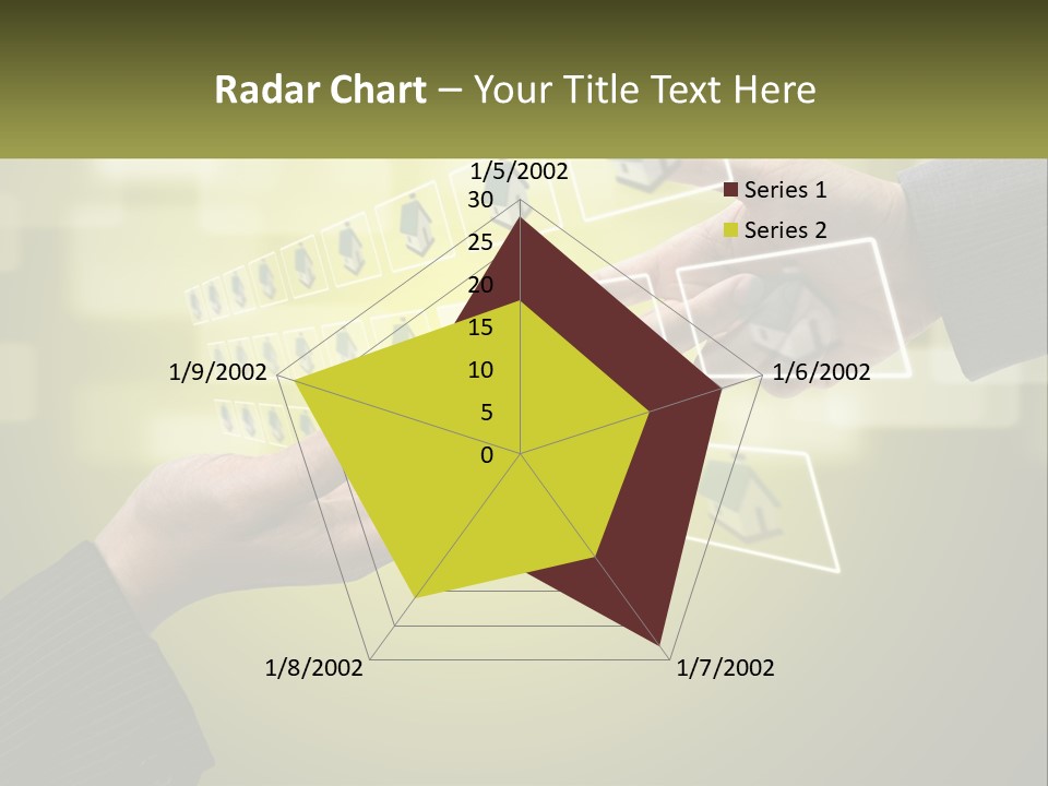 A Person Touching A Button On A Touch Screen PowerPoint Template