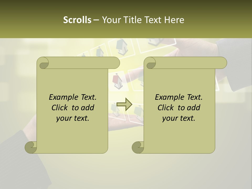 A Person Touching A Button On A Touch Screen PowerPoint Template
