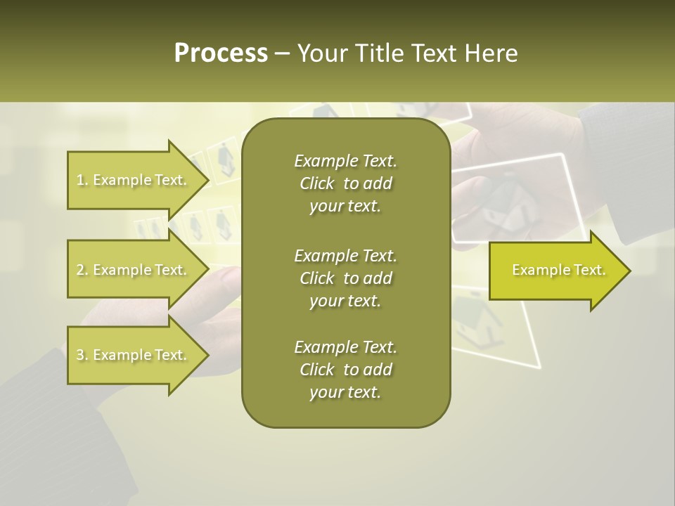 A Person Touching A Button On A Touch Screen PowerPoint Template