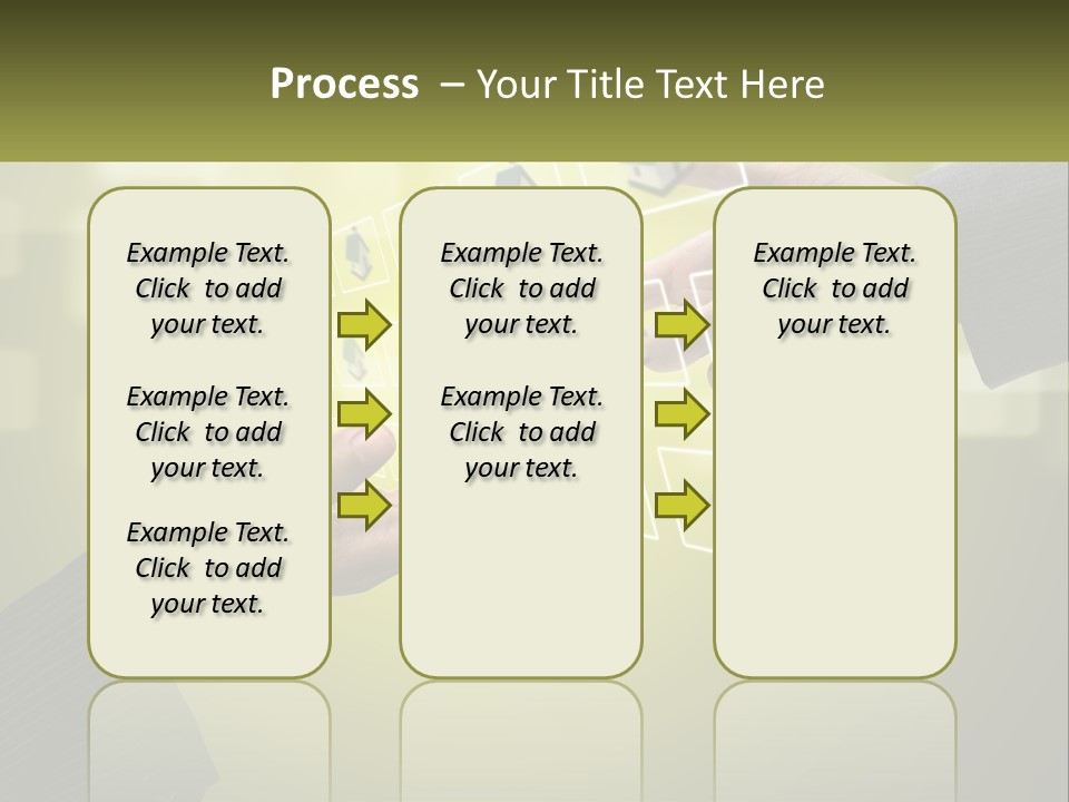 A Person Touching A Button On A Touch Screen PowerPoint Template