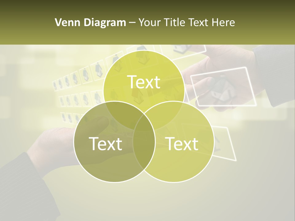 A Person Touching A Button On A Touch Screen PowerPoint Template