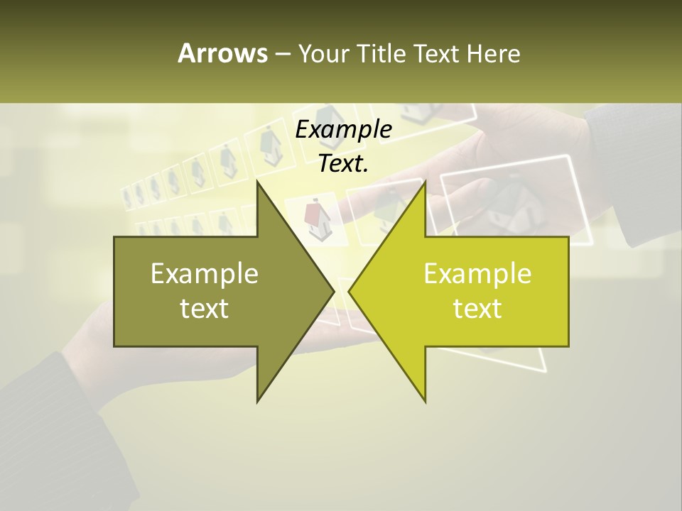 A Person Touching A Button On A Touch Screen PowerPoint Template