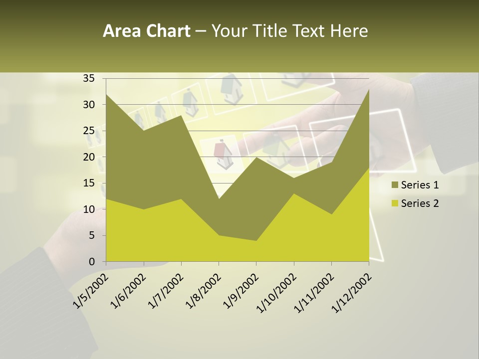 A Person Touching A Button On A Touch Screen PowerPoint Template