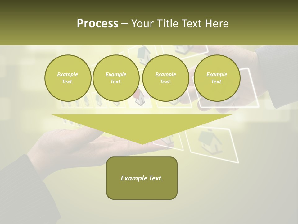A Person Touching A Button On A Touch Screen PowerPoint Template
