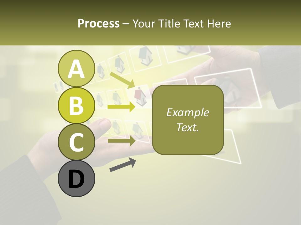A Person Touching A Button On A Touch Screen PowerPoint Template