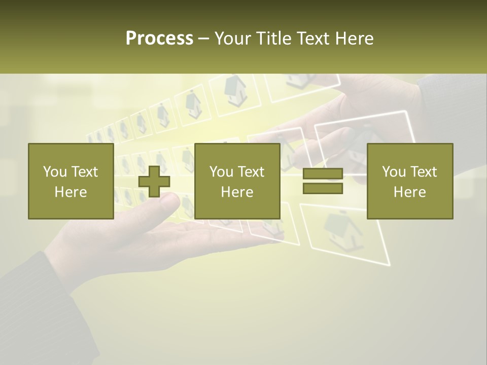 A Person Touching A Button On A Touch Screen PowerPoint Template