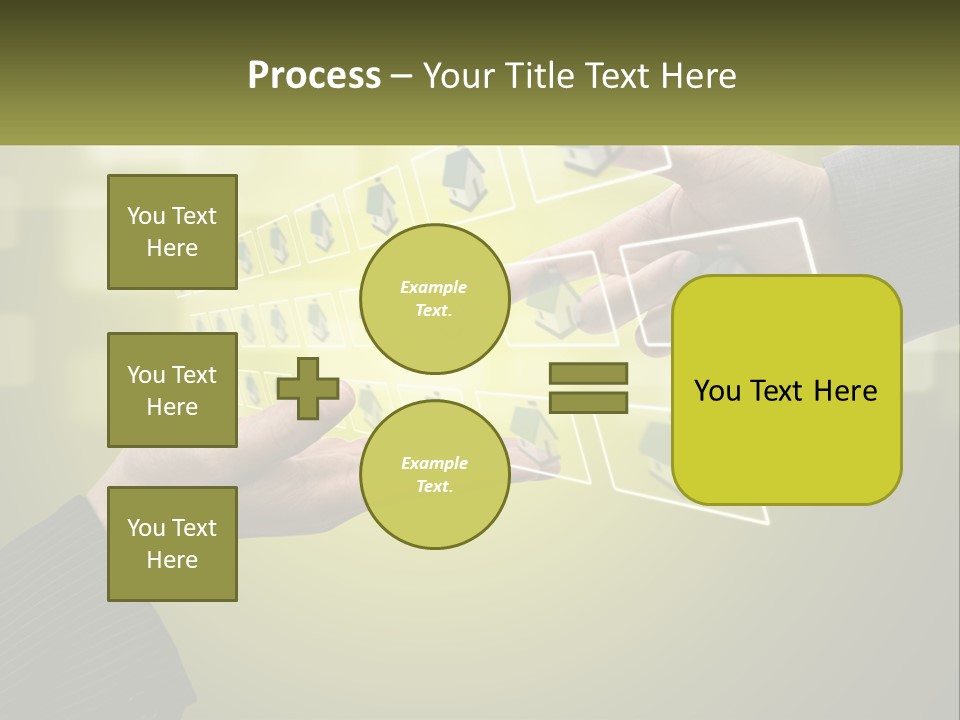 A Person Touching A Button On A Touch Screen PowerPoint Template