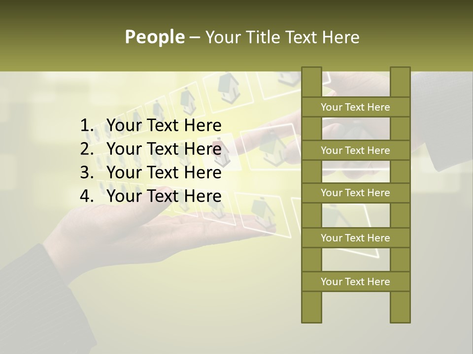 A Person Touching A Button On A Touch Screen PowerPoint Template