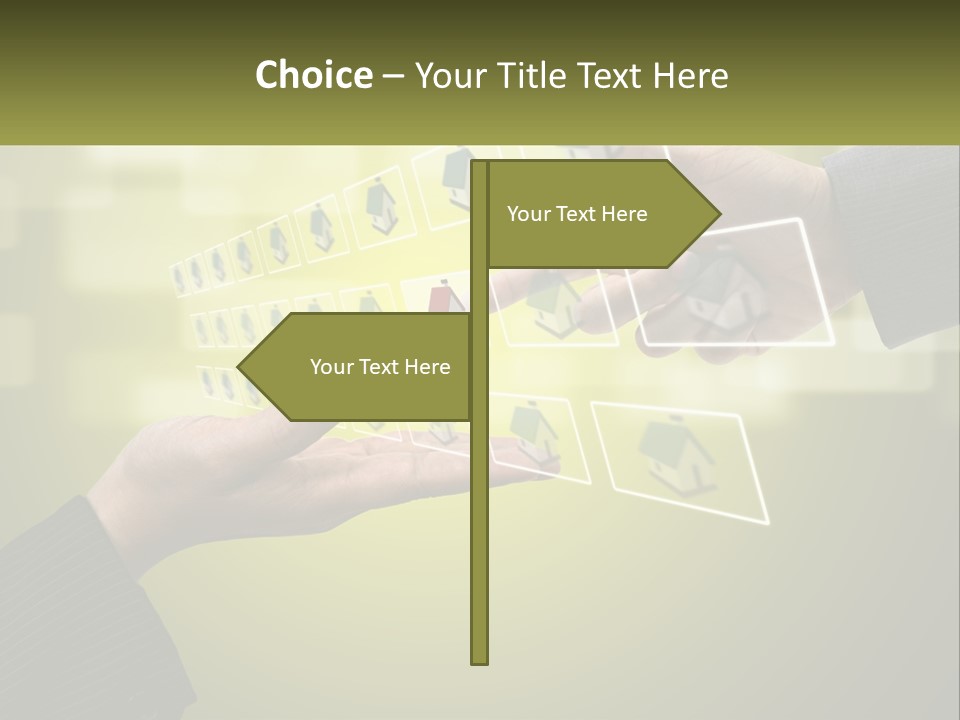 A Person Touching A Button On A Touch Screen PowerPoint Template