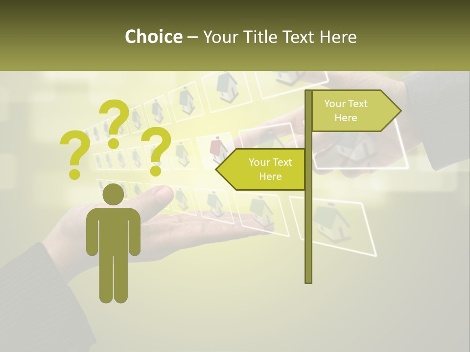 A Person Touching A Button On A Touch Screen PowerPoint Template
