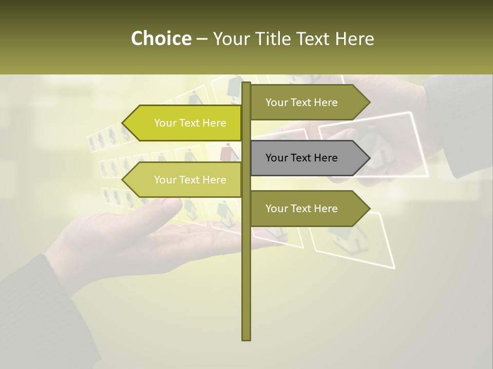 A Person Touching A Button On A Touch Screen PowerPoint Template