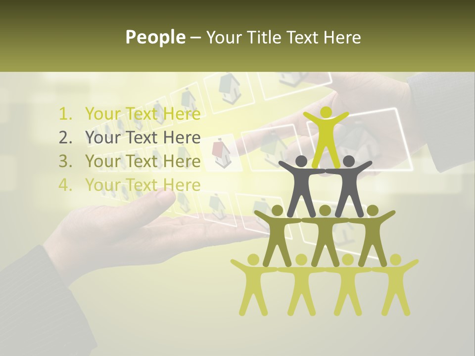 A Person Touching A Button On A Touch Screen PowerPoint Template