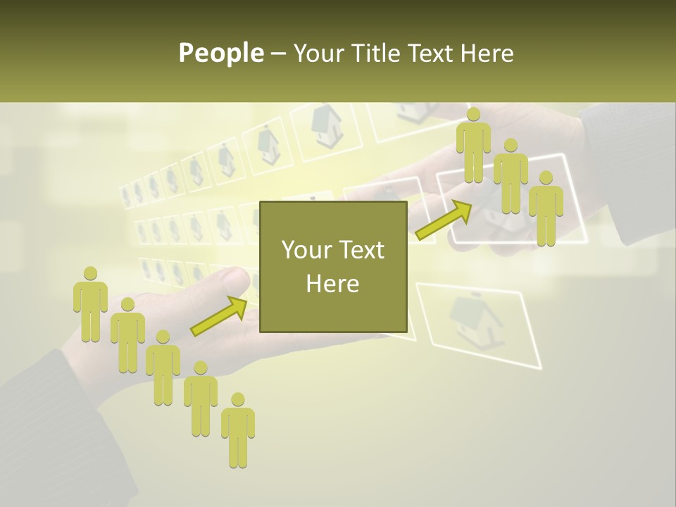 A Person Touching A Button On A Touch Screen PowerPoint Template