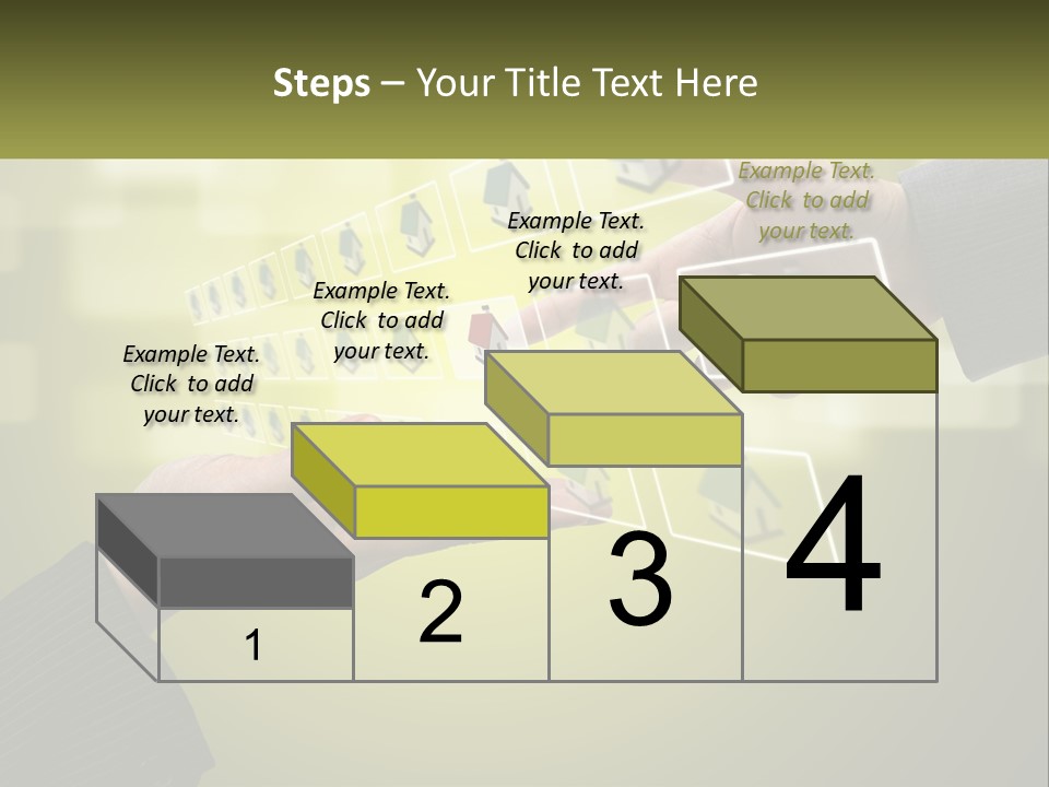 A Person Touching A Button On A Touch Screen PowerPoint Template