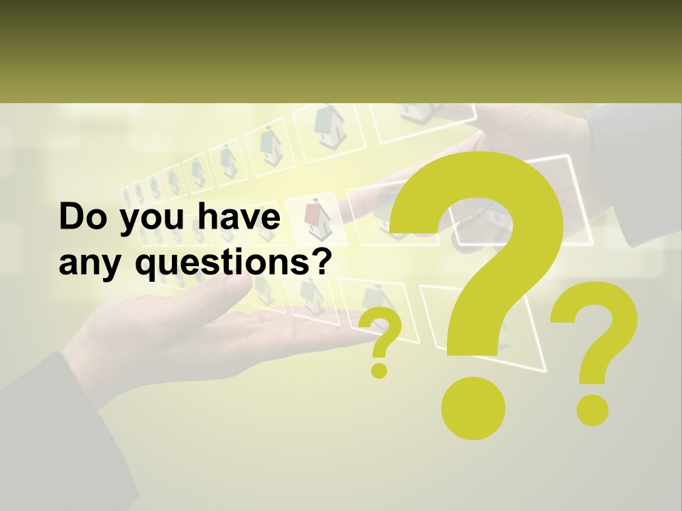 A Person Touching A Button On A Touch Screen PowerPoint Template