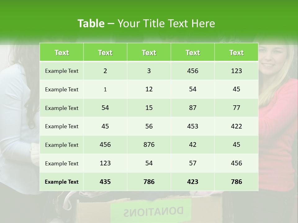 A Group Of People Standing Around A Pile Of Clothes PowerPoint Template