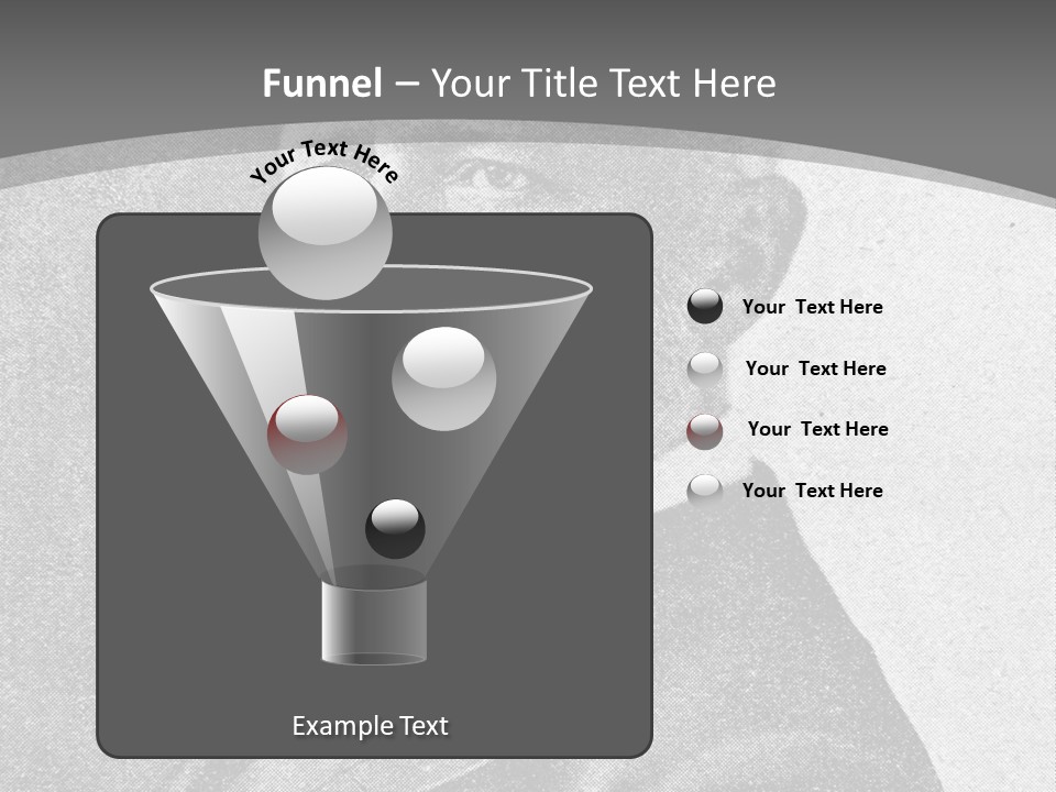 A Black And White Photo Of A Man With A Beard PowerPoint Template