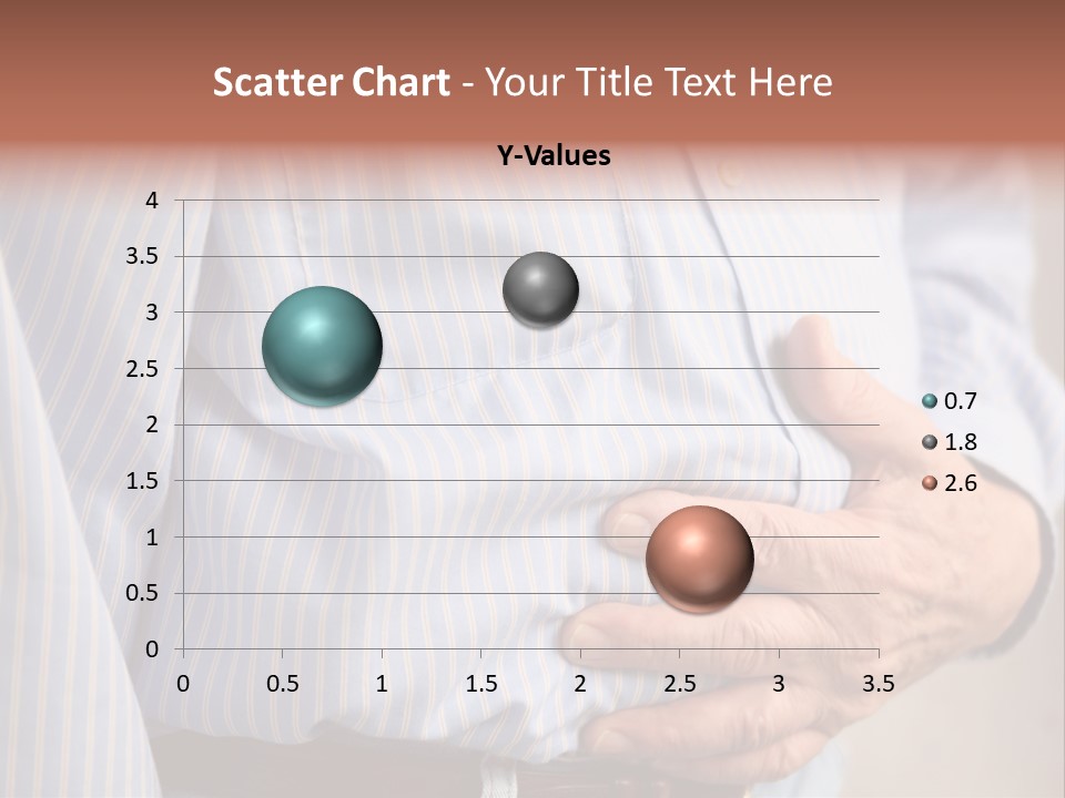 A Man Is Holding His Stomach With His Hands PowerPoint Template