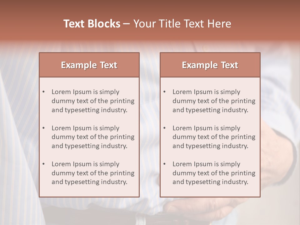 A Man Is Holding His Stomach With His Hands PowerPoint Template