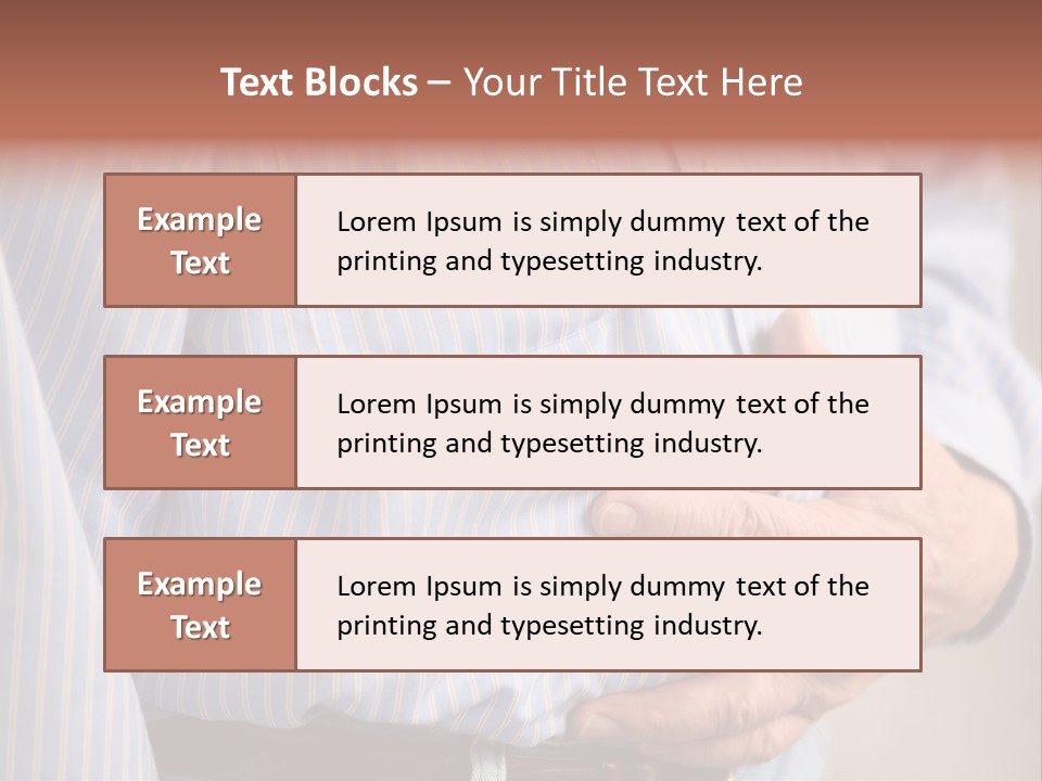 A Man Is Holding His Stomach With His Hands PowerPoint Template