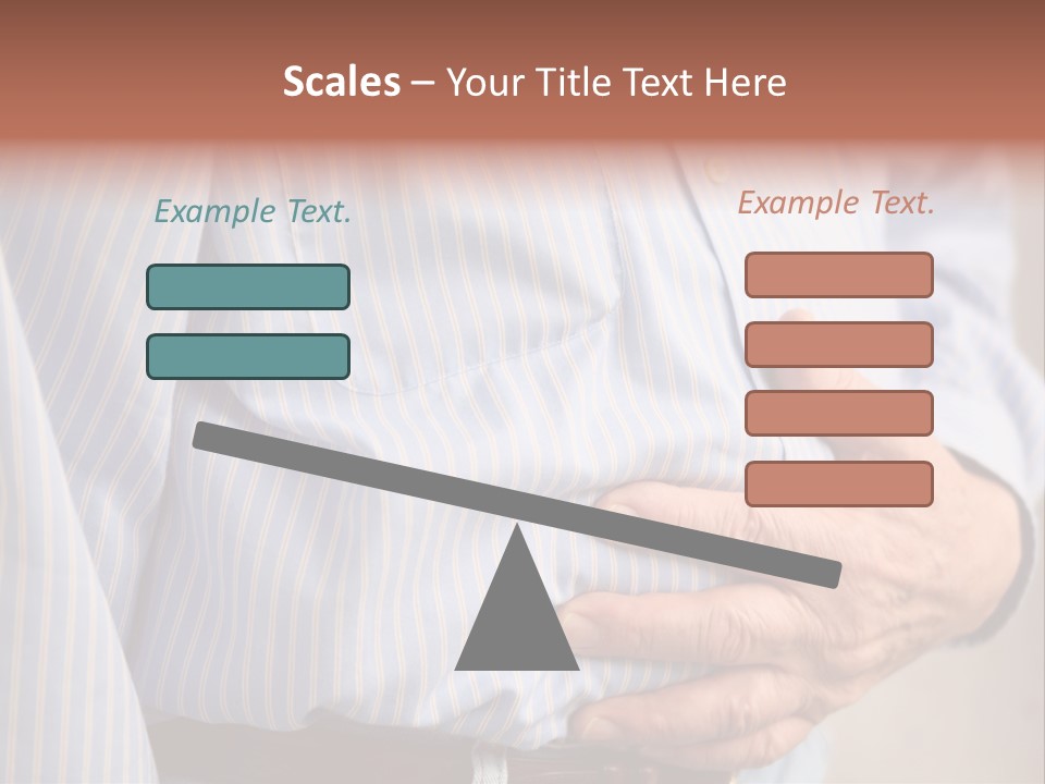 A Man Is Holding His Stomach With His Hands PowerPoint Template