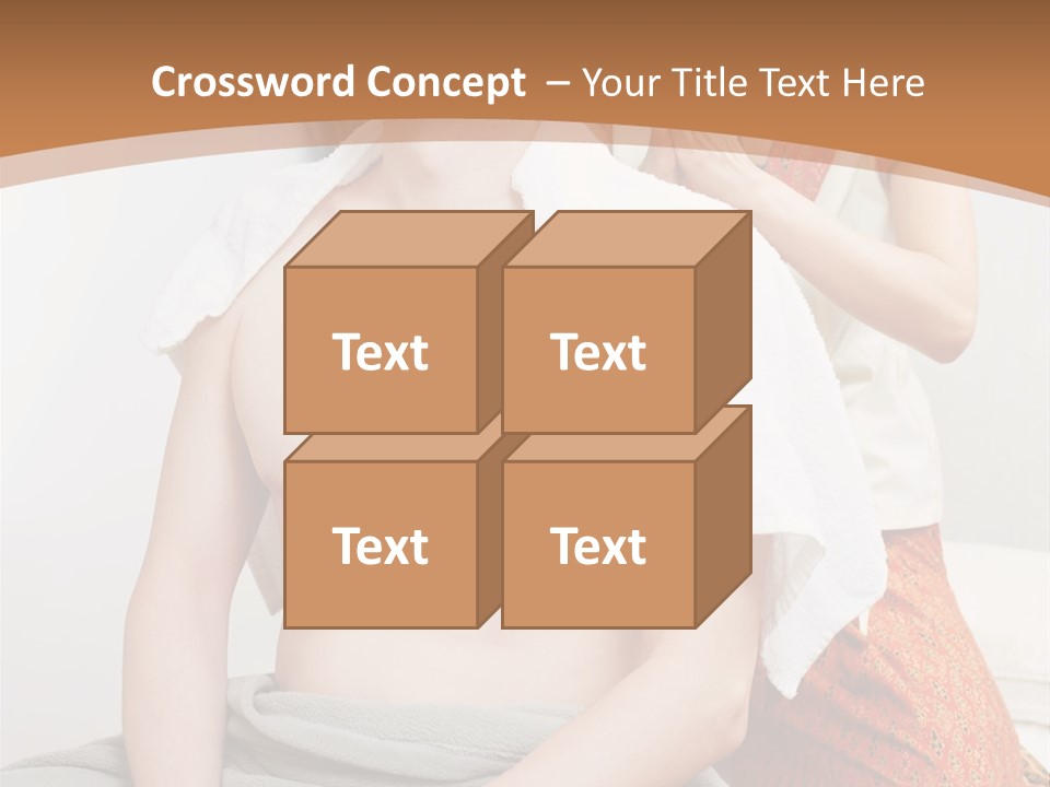 A Man Sitting On A Bed Next To A Woman PowerPoint Template