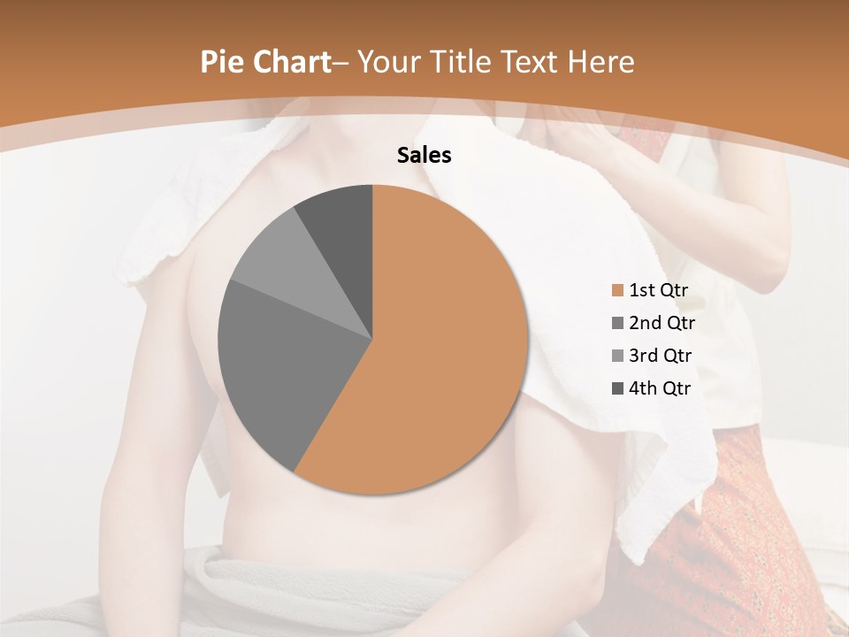 A Man Sitting On A Bed Next To A Woman PowerPoint Template