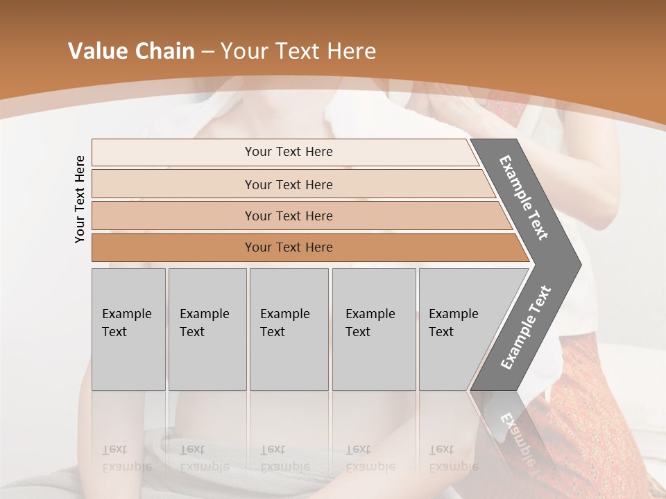 A Man Sitting On A Bed Next To A Woman PowerPoint Template