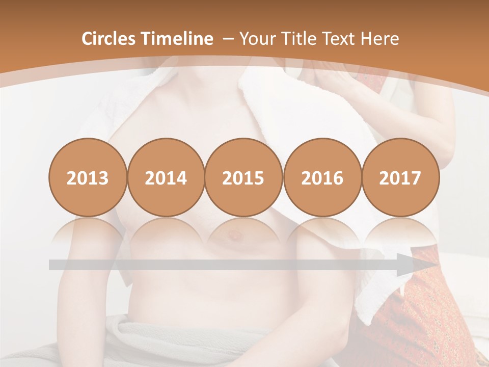 A Man Sitting On A Bed Next To A Woman PowerPoint Template