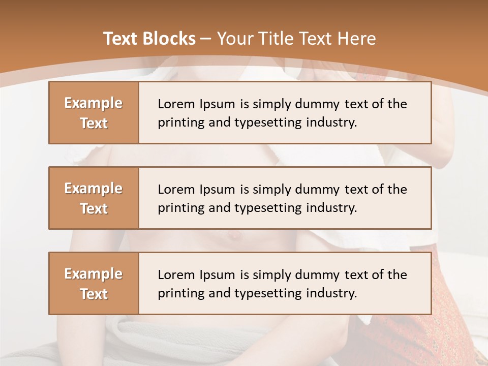 A Man Sitting On A Bed Next To A Woman PowerPoint Template