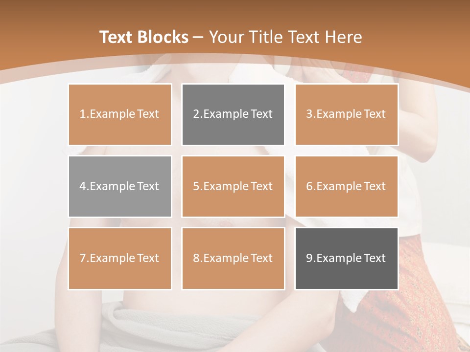 A Man Sitting On A Bed Next To A Woman PowerPoint Template
