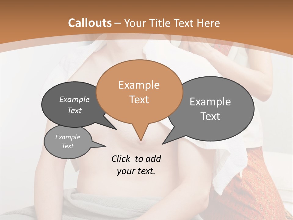 A Man Sitting On A Bed Next To A Woman PowerPoint Template