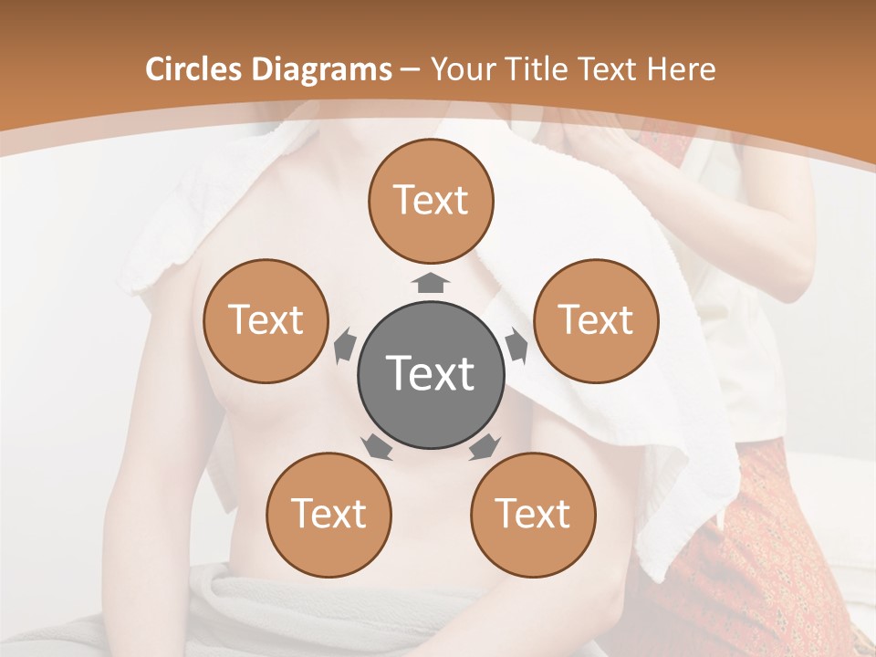 A Man Sitting On A Bed Next To A Woman PowerPoint Template