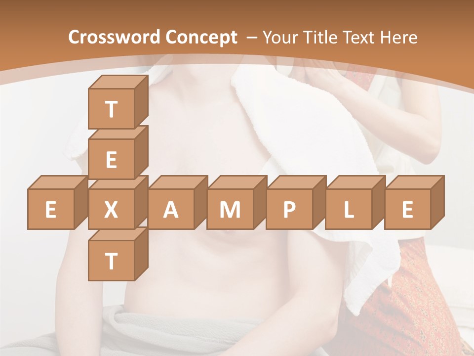 A Man Sitting On A Bed Next To A Woman PowerPoint Template