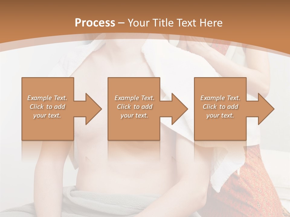 A Man Sitting On A Bed Next To A Woman PowerPoint Template