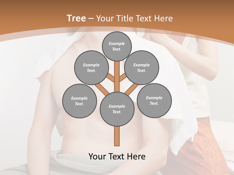 A Man Sitting On A Bed Next To A Woman PowerPoint Template