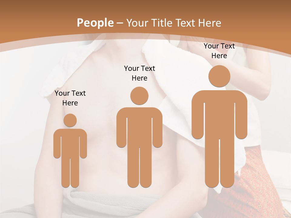 A Man Sitting On A Bed Next To A Woman PowerPoint Template