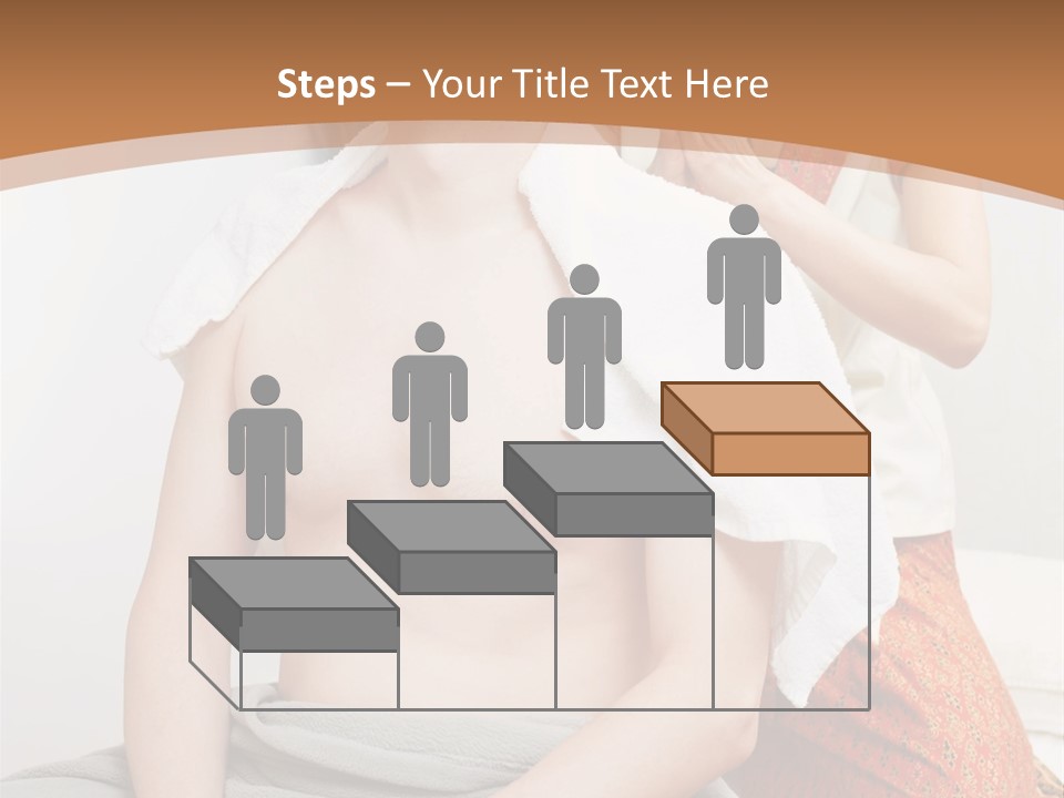 A Man Sitting On A Bed Next To A Woman PowerPoint Template