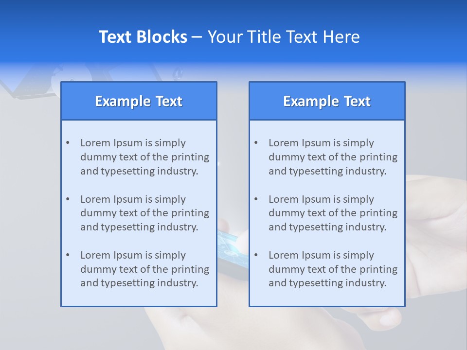 A Person Holding A Cell Phone With A Shopping Cart Coming Out Of It PowerPoint Template